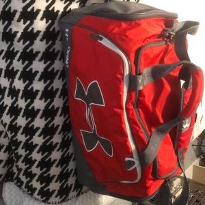 HUGE Red Under Armor Duffle